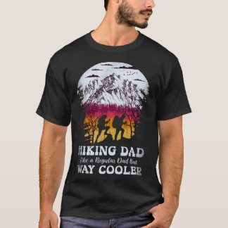 Camiseta Papá que hace senderismo como un aventurero de cam