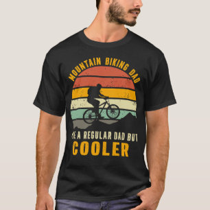 Camiseta Papá que practica ciclismo de montaña como un papá