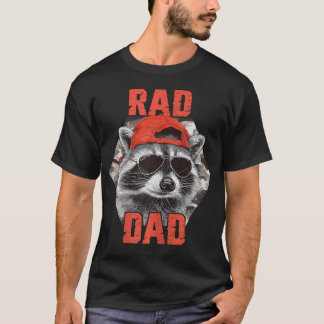 Camiseta Papá Radical Mapache Día del Padre Radical Genial