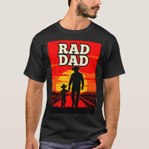 Camiseta Papá radical padre e hijo agricultor western atard