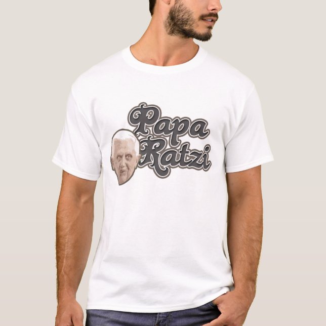 Camiseta Papá Ratzi (Anverso)