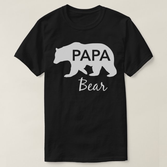 Camiseta Papá Recibe Un Gran Regalo Para Papá Abuelo (Diseño del anverso)