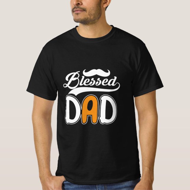 Camiseta Papá Regalos | Blessed Dad (Anverso)