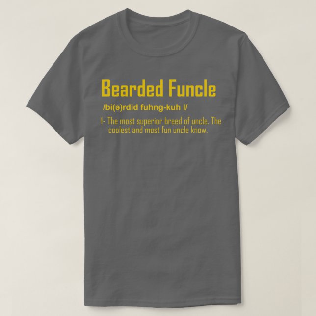Camiseta Papá Regalos De Barba Barba Funcle Funny Aburrido  (Diseño del anverso)