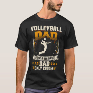 Camiseta Papá regular del papá del voleibol solamente más