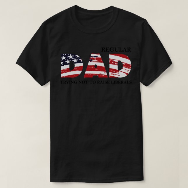 Camiseta Papá Regular Intenta No Criar A La U Liberal Estad (Diseño del anverso)