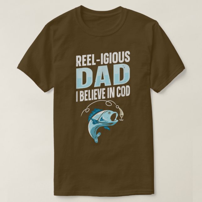 Camiseta Papá Religioso Creo En La Pistola De La Cocina Par (Diseño del anverso)