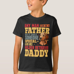 Camiseta Papa Retriever Dorado Especial Día del Padre Perro