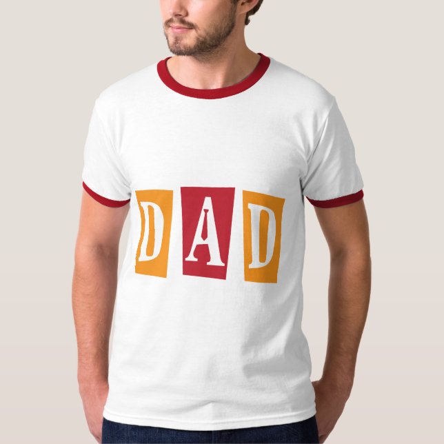 Camiseta Papá retro (Anverso)