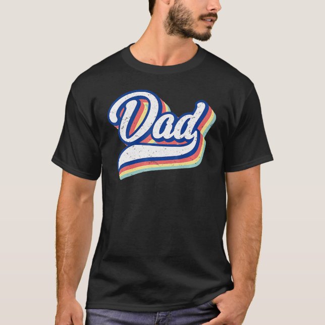 Camiseta Papá retro el día del padre nuevo papá para ser pa (Anverso)