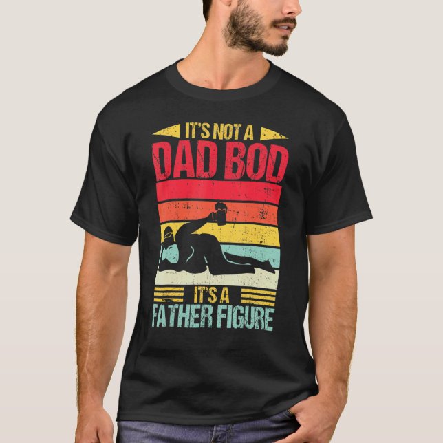 Camiseta Papá retro No es sangre de papá es figura de padre (Anverso)