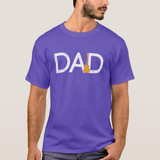 Camiseta papá rock vintage (Anverso)