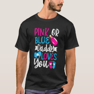 Camiseta Papá Rosa O Azul, Los Hombres Te Ama A Ser Gen.