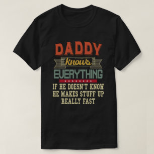 Camiseta Papá sabe todo lo gracioso que es el regalo del dí