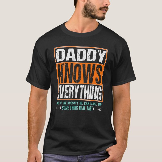 Camiseta Papá Sabe Todo Si No Conoce A Los Padres D (Anverso)