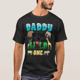 Camiseta Papá Safari primer cumpleaños de la selva salvaje 