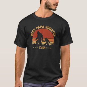 Camiseta Papá Sasquatch Mejor Papá Squatch de Todos los Tie