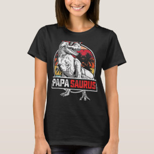 Camiseta Papa Saurus Men Papa Saurus Rex Birday Party Dad