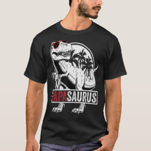 Camiseta Papá Saurus rex Hombres Día de Familia