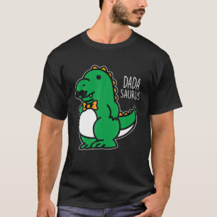 Camiseta Papá Saurus T Rex Hombres Matrimonio familiar del