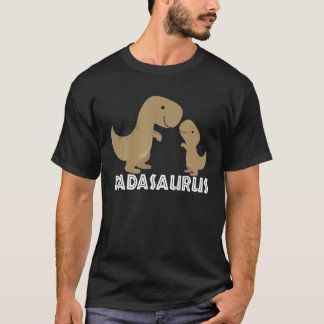 Camiseta Papá Saurus T Rex Hombres Matrimonio familiar del 