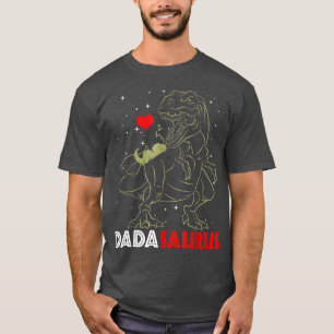 Camiseta Papá Saurus T rex Matchin de la familia del Día de