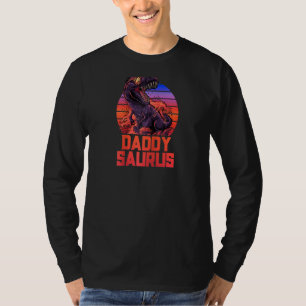 Camiseta Papá Saurus T Rex Papá Padre Trex Retro Dino de lo