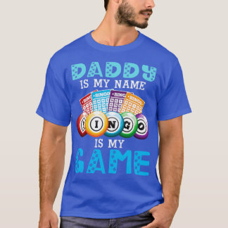 Camiseta Papá Se Llama Bingo Es Mi Juego Feliz Día Del Padr