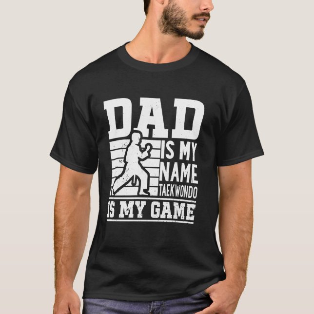 Camiseta Papá se llama Taekwondo es mi juego - Taekwondo Da (Anverso)