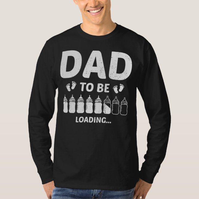 Camiseta Papá Se Va A Cargar Esperando El Día Del Padre Rec (Anverso)