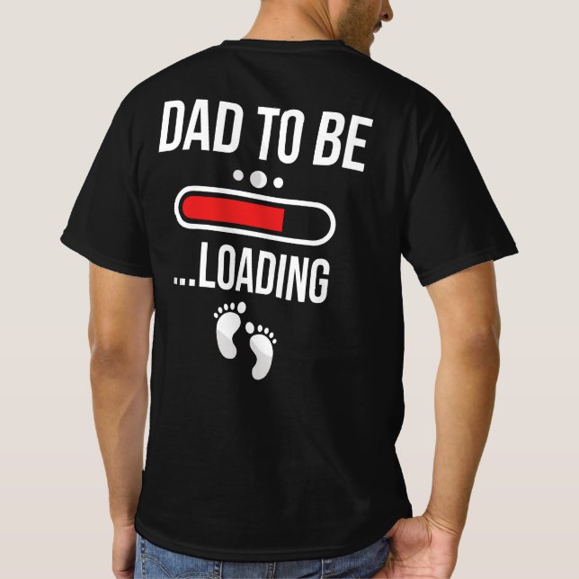 Camiseta Papá Se Va A Cargar Por Primera Vez Papá (Reverso)