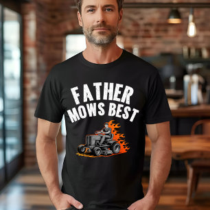 Camiseta Papá se vuelve el mejor tonto padre en la siembra