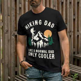 Camiseta Papá Senderista Personalizado Como Un Papá Normal 