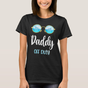 Camiseta Papá sin servicio gafas de sol vacaciones de veran