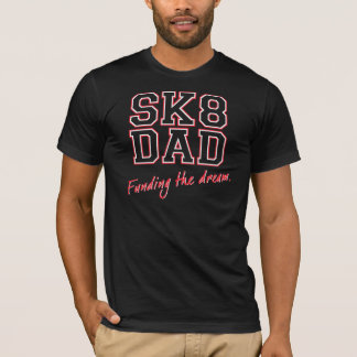 Camiseta PAPÁ SK8 - financiando el sueño - rojo - oscuridad