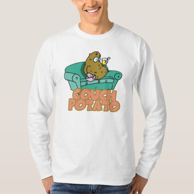 Camiseta Papa Sofá Divertido (Anverso)