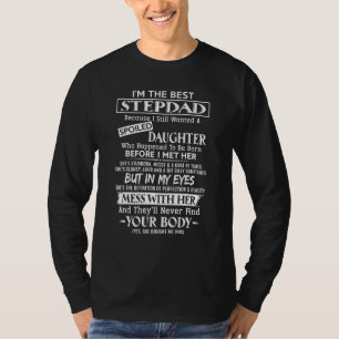 Camiseta Papá Soy El Mejor Stepdad - Quería Una Hija