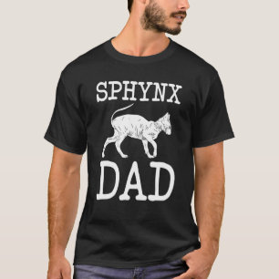Camiseta Papá Sphynx Gato Felino Gato sin Pelo Padre