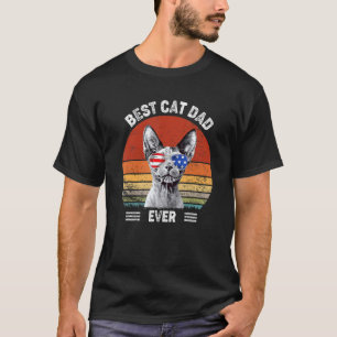 Camiseta Papá Sphynx Gato Sphinx Gato Sin Pelo Dueño Amante