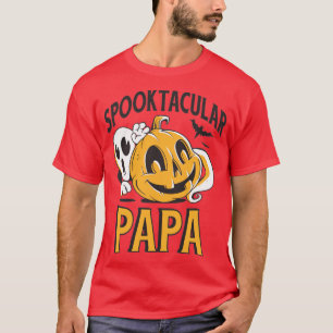 Camiseta Papá Spooktacular Papá Retro Halloween Costum
