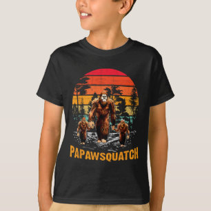 Camiseta Papá Squatch Divertido Bigfoot Papá Sasquatch Yeti