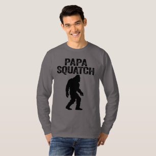 Camiseta Papa Squatch Divertido Bigfoot - Regalo del Día de