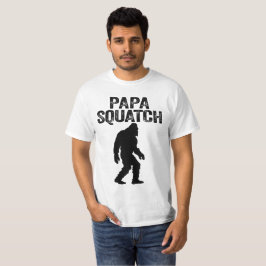 Camiseta Papa Squatch Funny Bigfoot - Regalo del Día del Pa