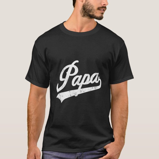 Camiseta Papa Style Fatherâ€™S Day For Papa Grandpa (Anverso)