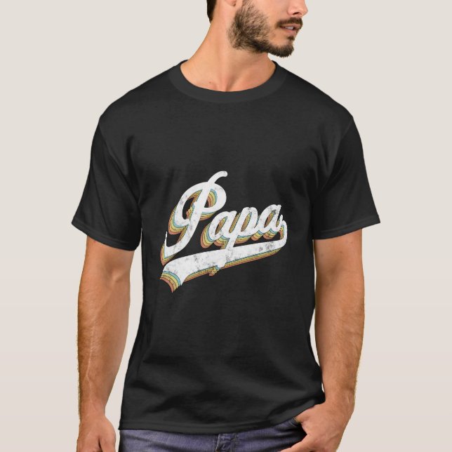 Camiseta Papa Style Fatherâ€™S Day For Papa Grandpa (Anverso)
