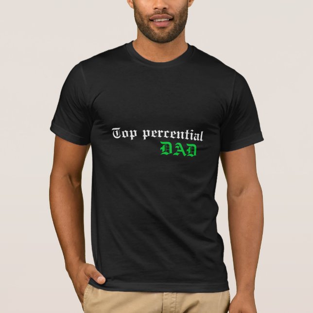 Camiseta Papá superior de Percential (Anverso)