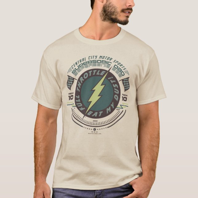Camiseta Papá Supersónico - Deportes motorizados en la ciud (Anverso)