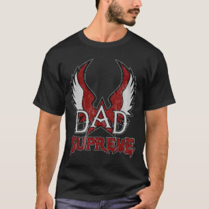 Camiseta Papá Supremo (rojo)