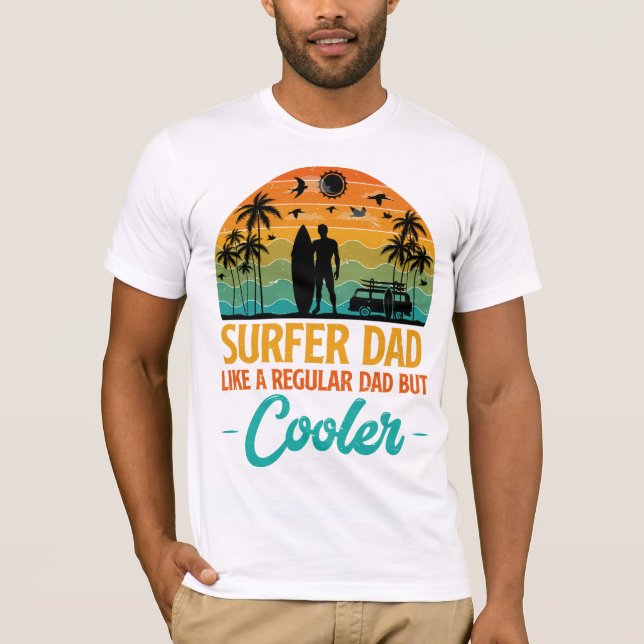 Camiseta Papá surfista  (Anverso)