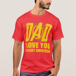 Camiseta Papá Te Amo En Cada Papi Universo Padres Gra